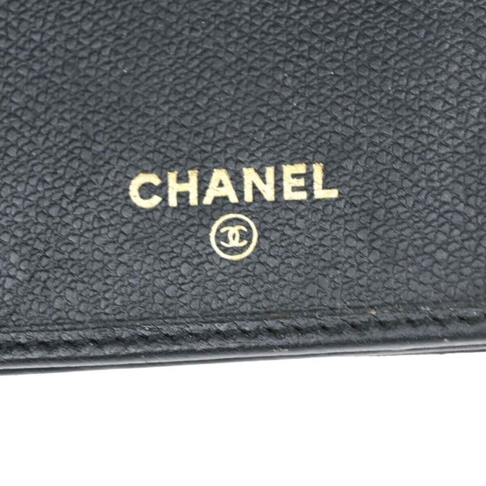 Authentic Chanel Black Leather CC Emblem Wallet - Picture 6 of 7